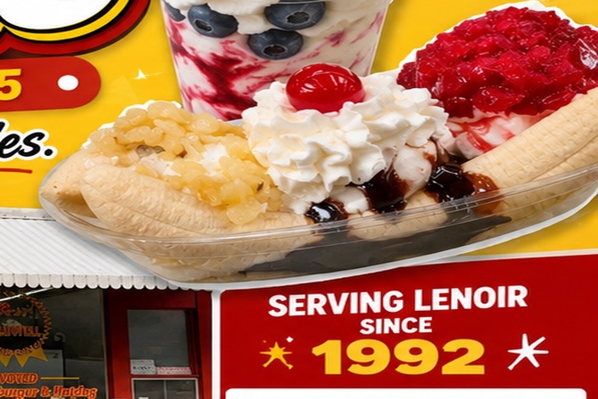 Icey Freeze banana split